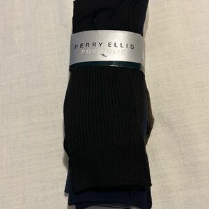 Perry Ellis portfolio Micropoly Blend Men's Socks - 5 pack